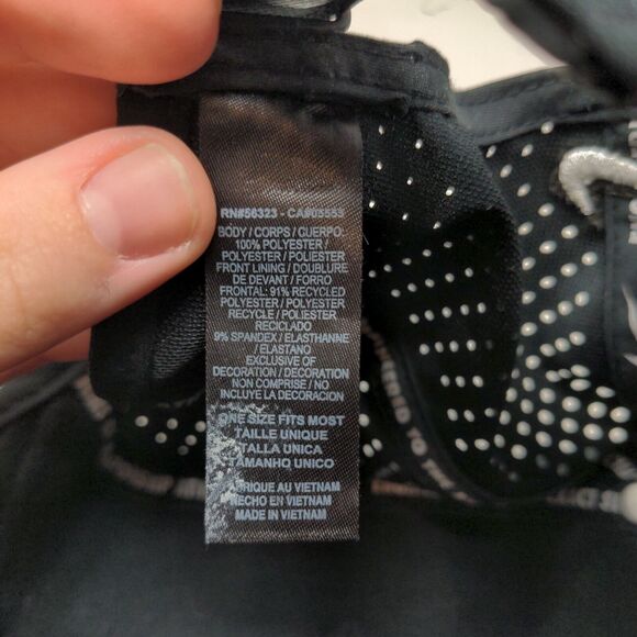 Nike Men's Baseball Cap Hat Black OSFM Embroidered Swoosh Logo - Picture 12 of 12